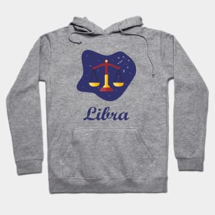 Libra Zodiac Sign Constellation Sky Hoodie